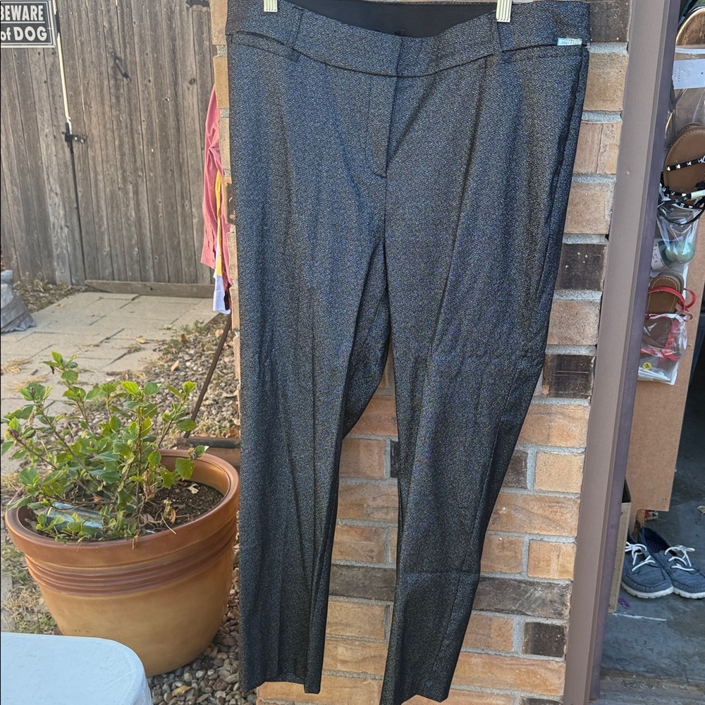 Lane Bryant Shimmering Black Women's Trousers